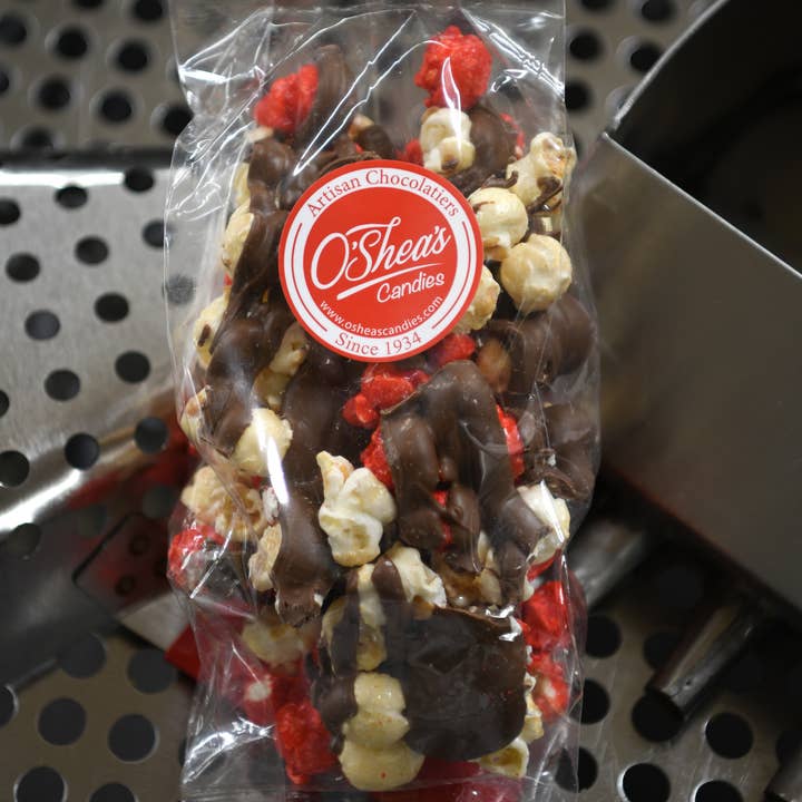 O'Shea's Candies Sweet Shop - Wholesale Popcorn - Candied Popcorn O'Strawberry 🍓 Cheesecake w/ Milk Chocolate1