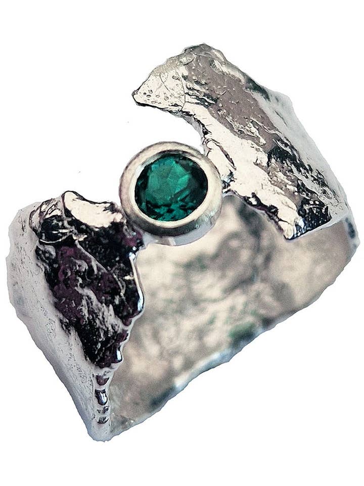 Emerald Faerie Tale Ring for wholesale by Caroline Stokesberry-Lee Jewellery Design