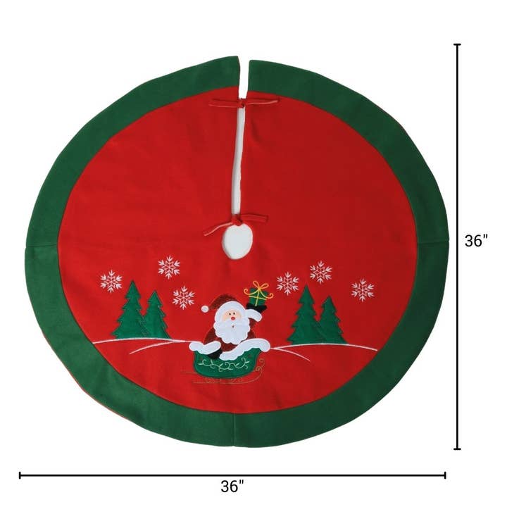 Classic Tree Skirt - Santa for wholesale by Snug as a Bug