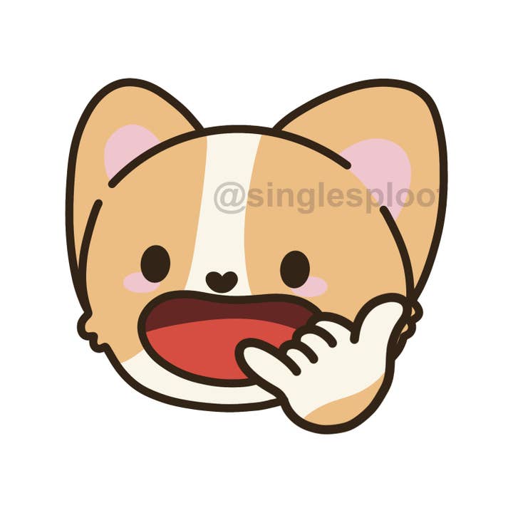 Shaka Corgi Shoe Charm for wholesale by Single Sploot