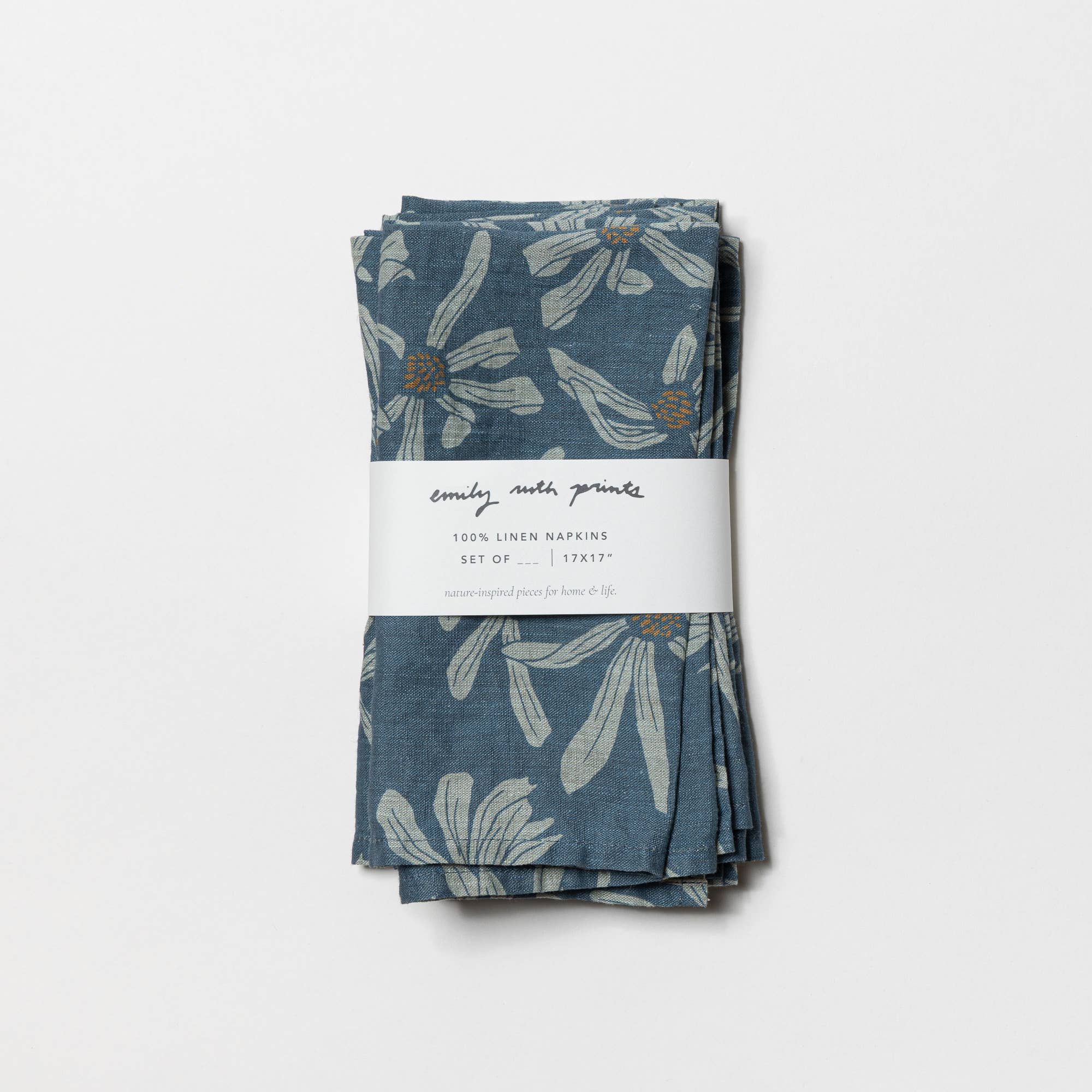 emily ruth prints - Wholesale Dinner & Cloth Napkin - Linen napkins (Set of 2)16