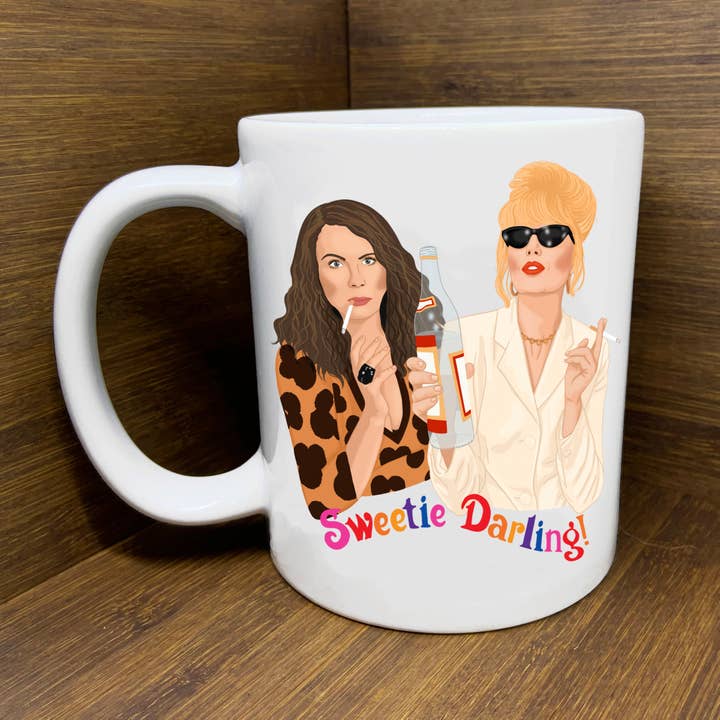 Ab Fab Sweetie Darling Mug for wholesale by Citizen Ruth
