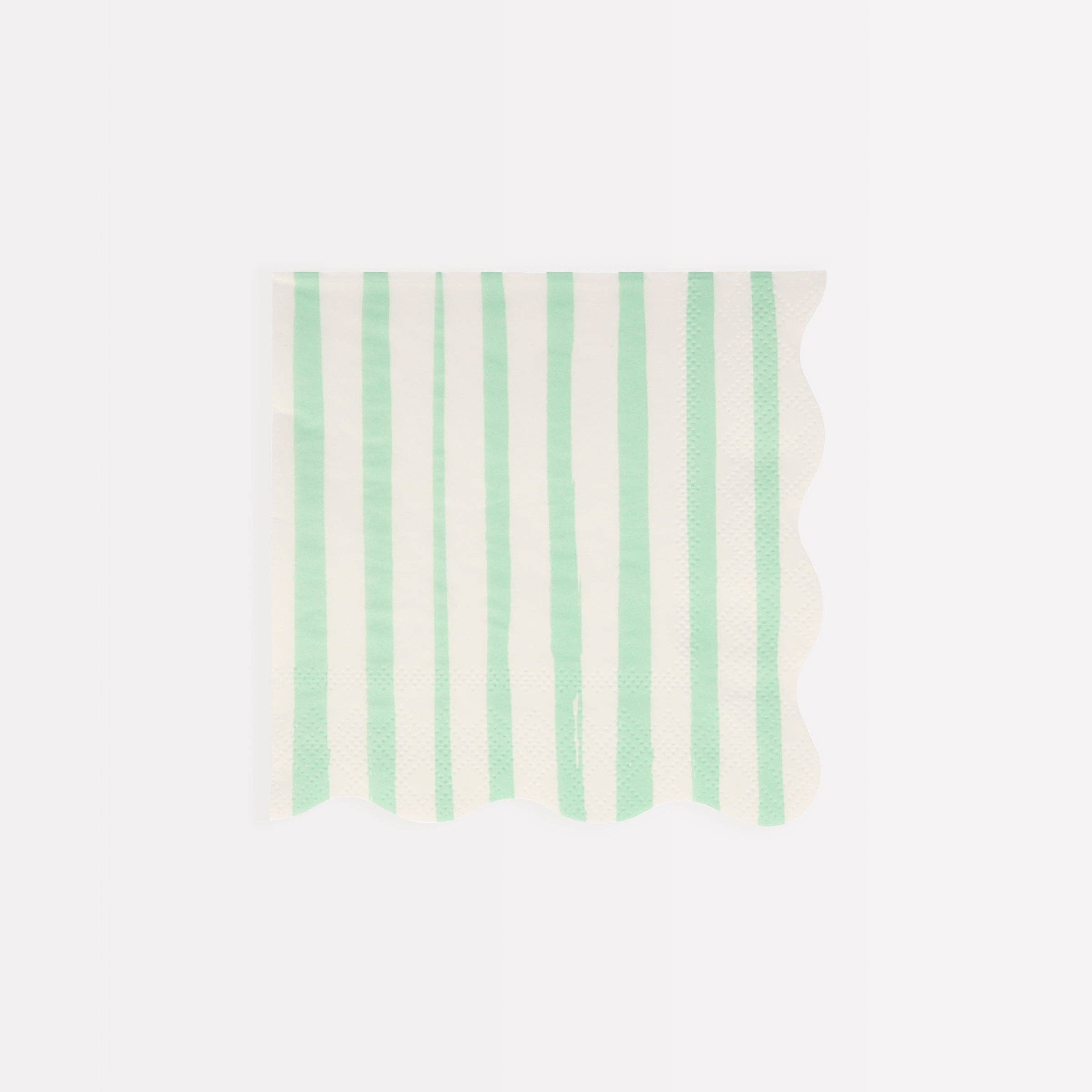 Meri Meri - Vendita all'ingrosso Tovagliolo monouso - Tovaglioli Piccoli a Righe Miste10