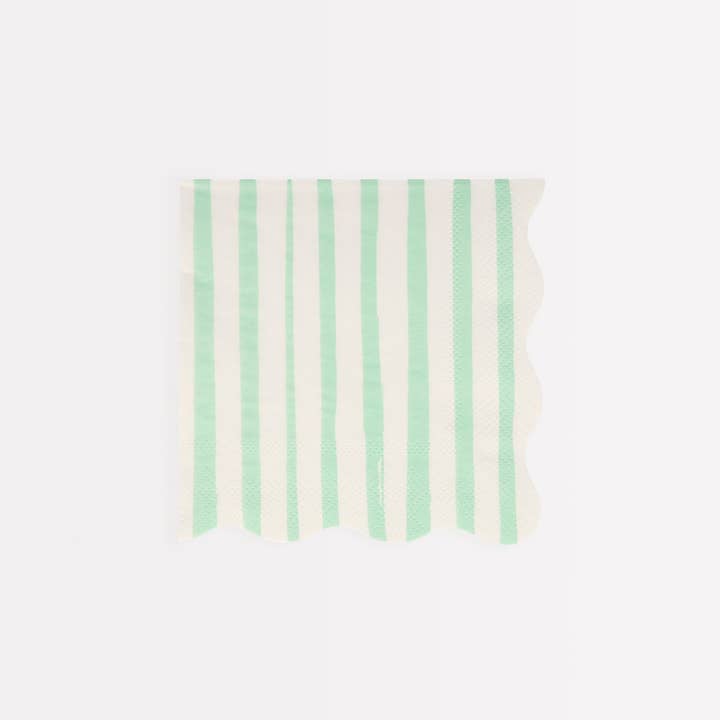 Meri Meri - Wholesale Disposable Napkin - Mixed Stripe Small Napkins10