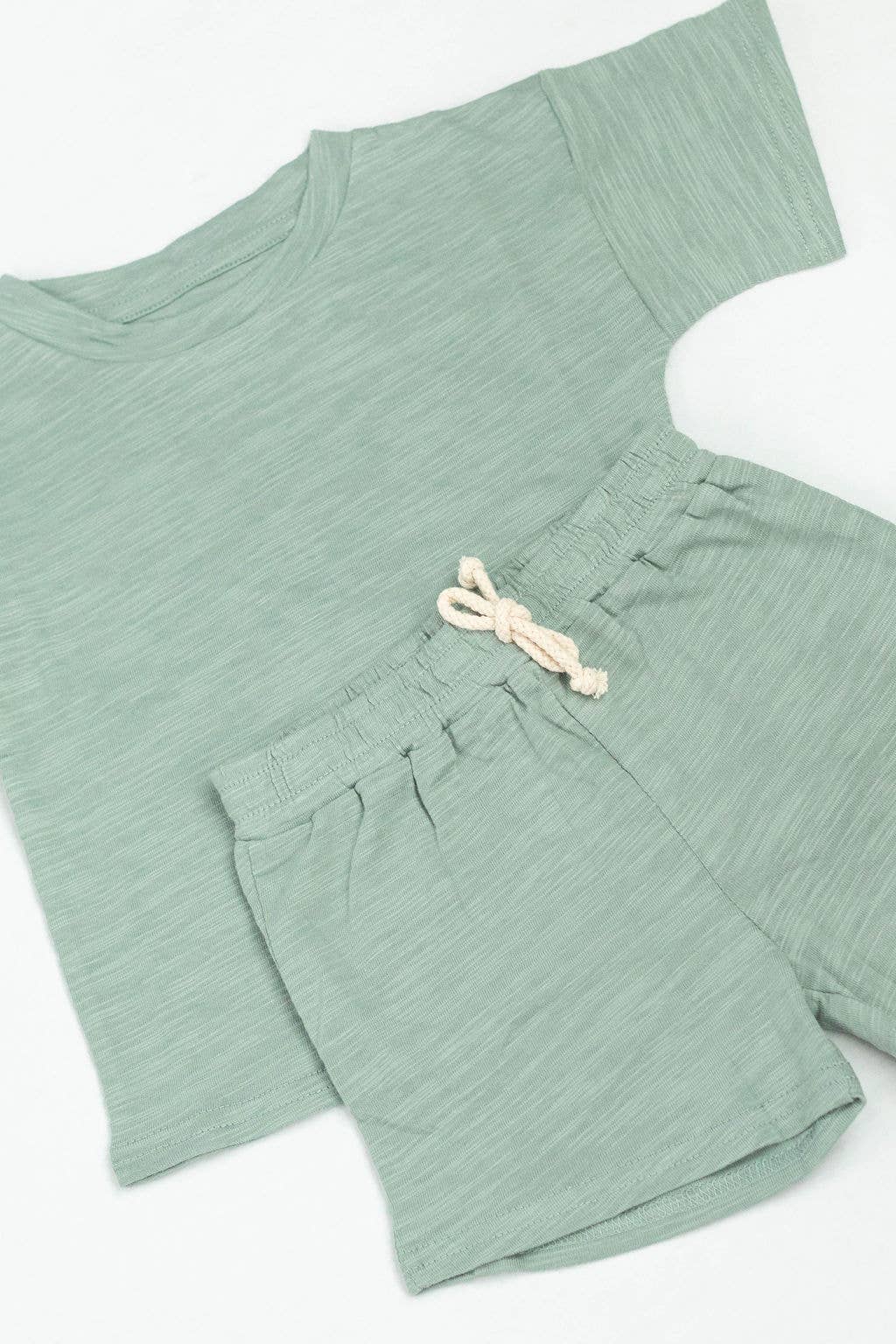 Little Organic Co - Wholesale Lounge Set - Kids - Baby organic Short Sleeve kids Lounge set 7