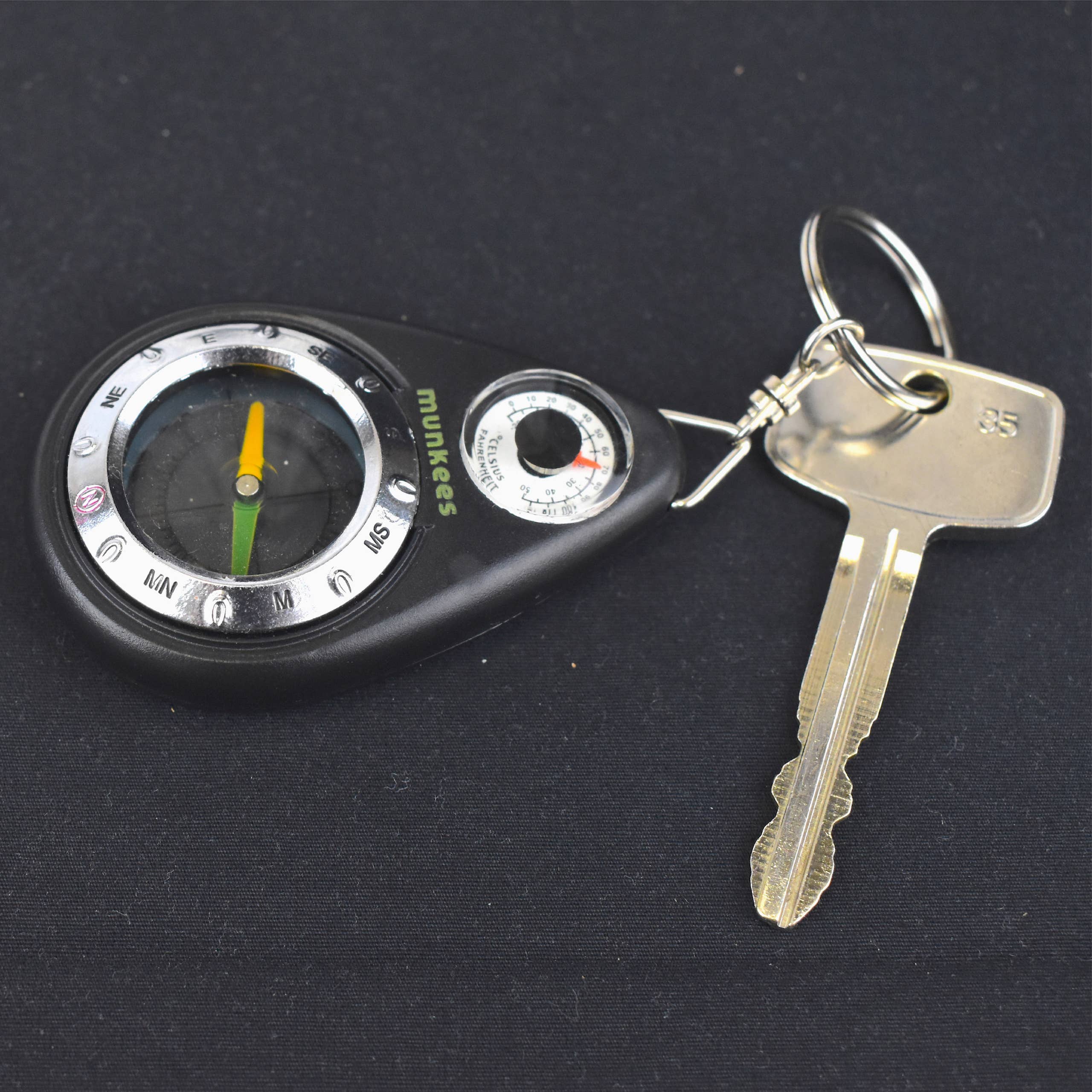 AceCamp - Wholesale Keychain - Unisex - Keychain Compass w/Thermometer1