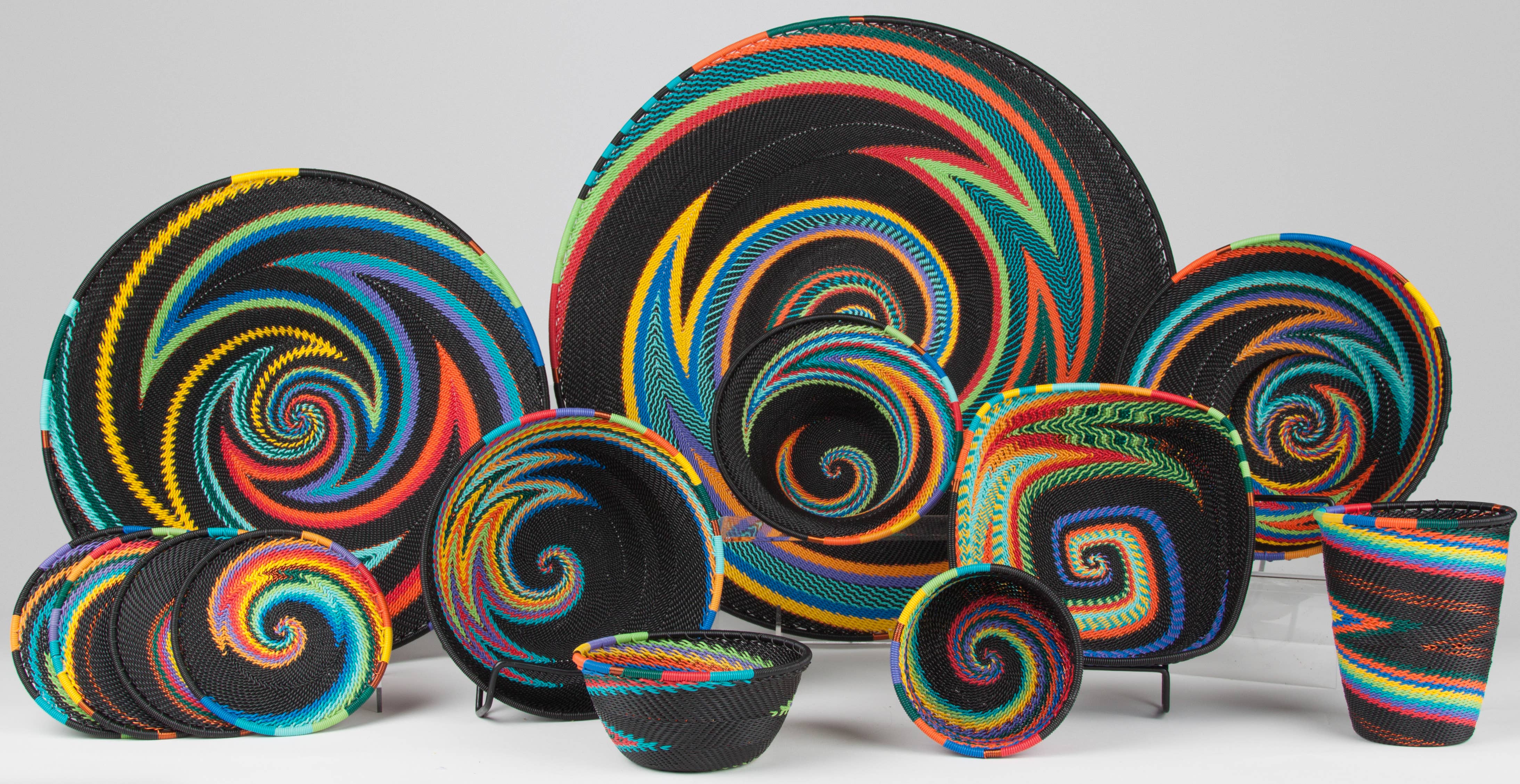 Bridge for Africa - Wholesale Decorative Plate/Dish/Bowl - TW Collection - African Rainbow18