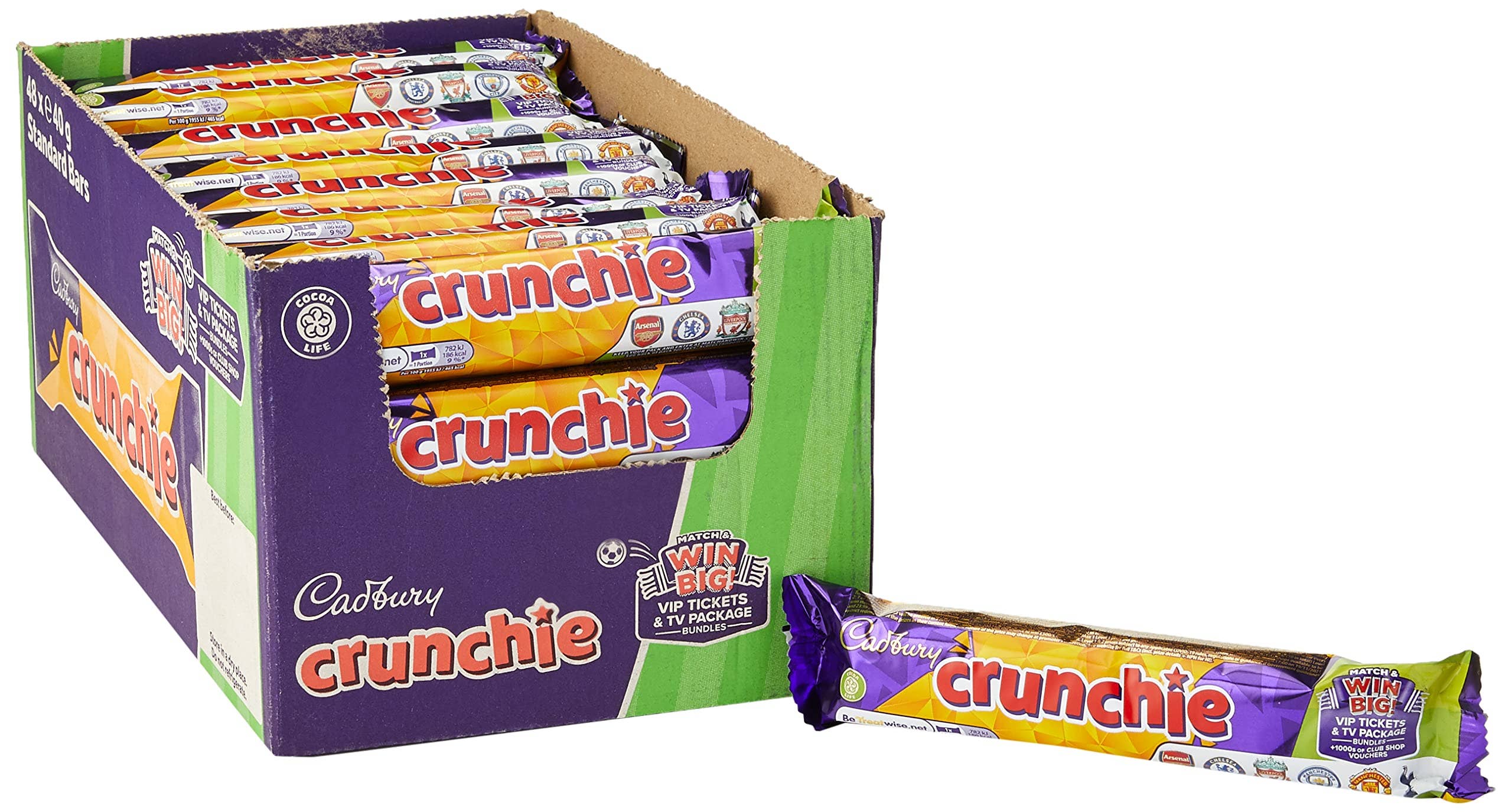 Wholesale Cadbury Crunchie - 48 Count