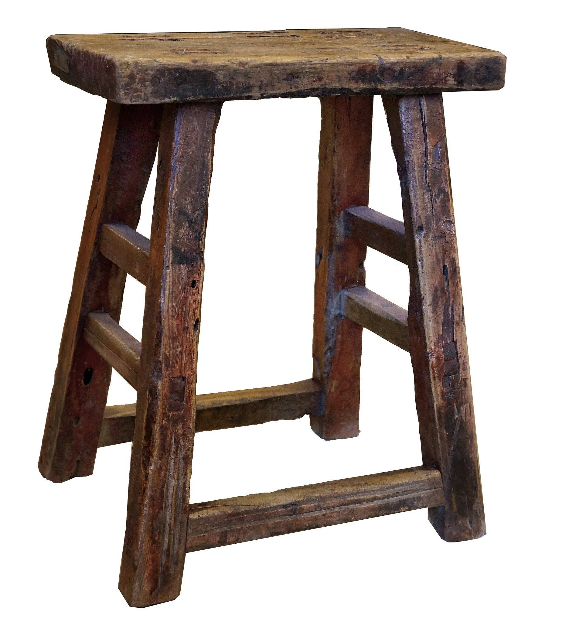 NACH - Wholesale Stool - Antique Milking Stool1