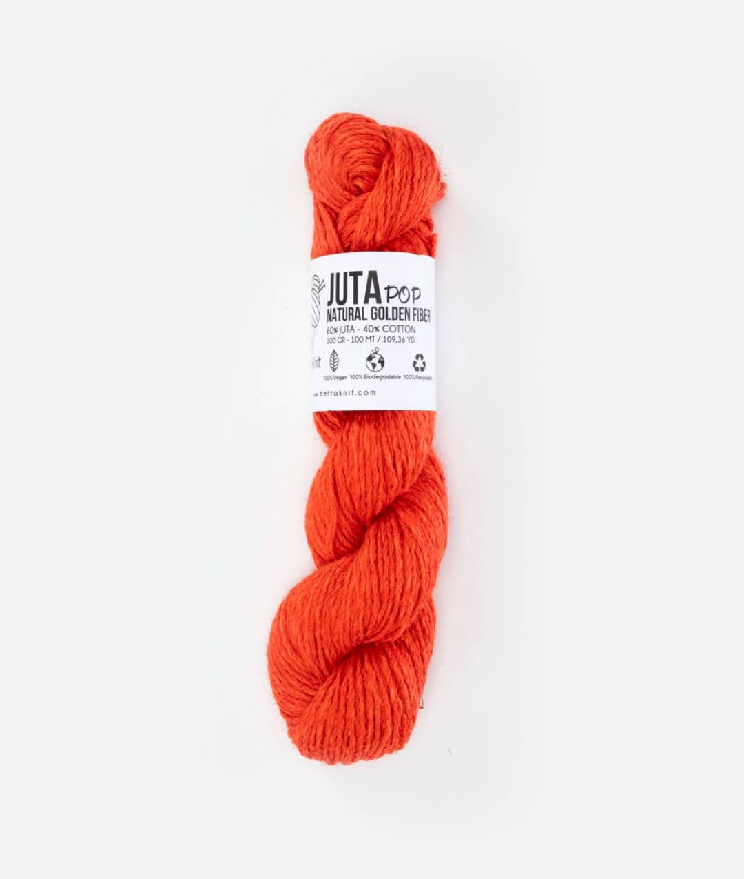 BettaKnit - Vente Fils à tricoter - Juta Pop, 60 % fil de jute — 40 % coton5