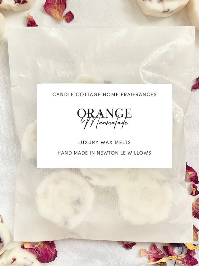 Orange Marmalade Botanical Soy Wax Melts for wholesale by Candle Cottage Home Fragrances