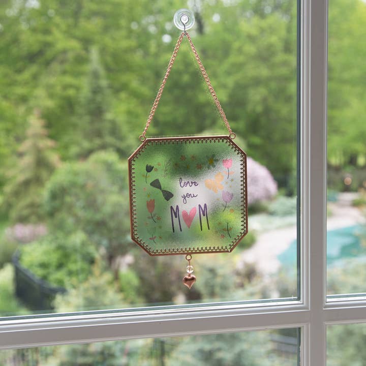 Pavilion - Wholesale Suncatcher - Mom - 5" x 5" Glass Suncatcher