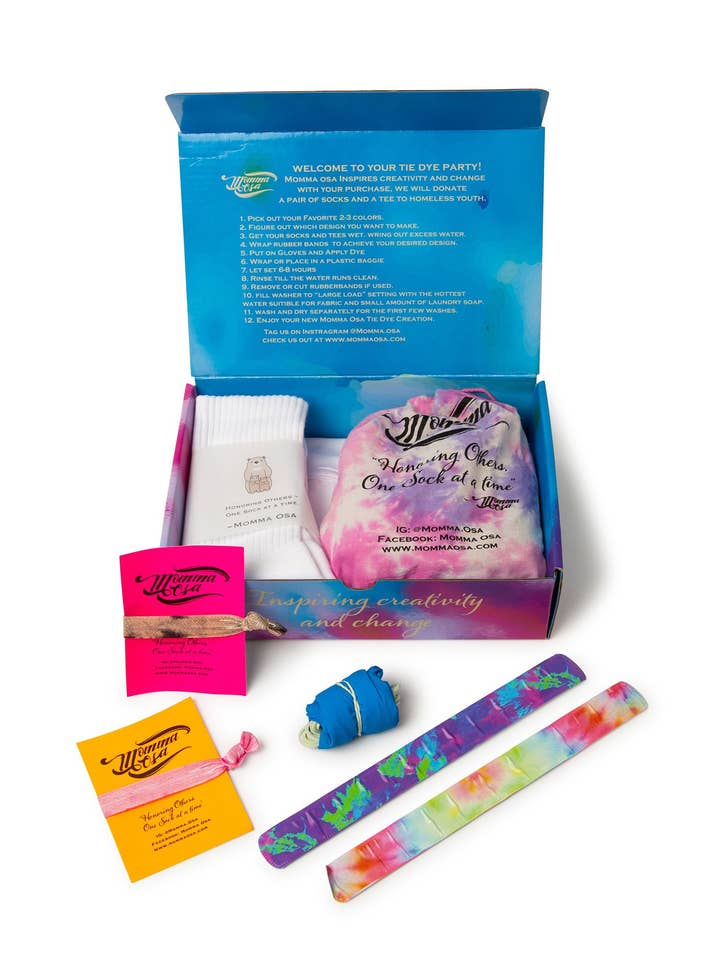 Activity Kit- Royal Rainbow Collection Tie Dye Activity Kit for wholesale by Momma Osa
