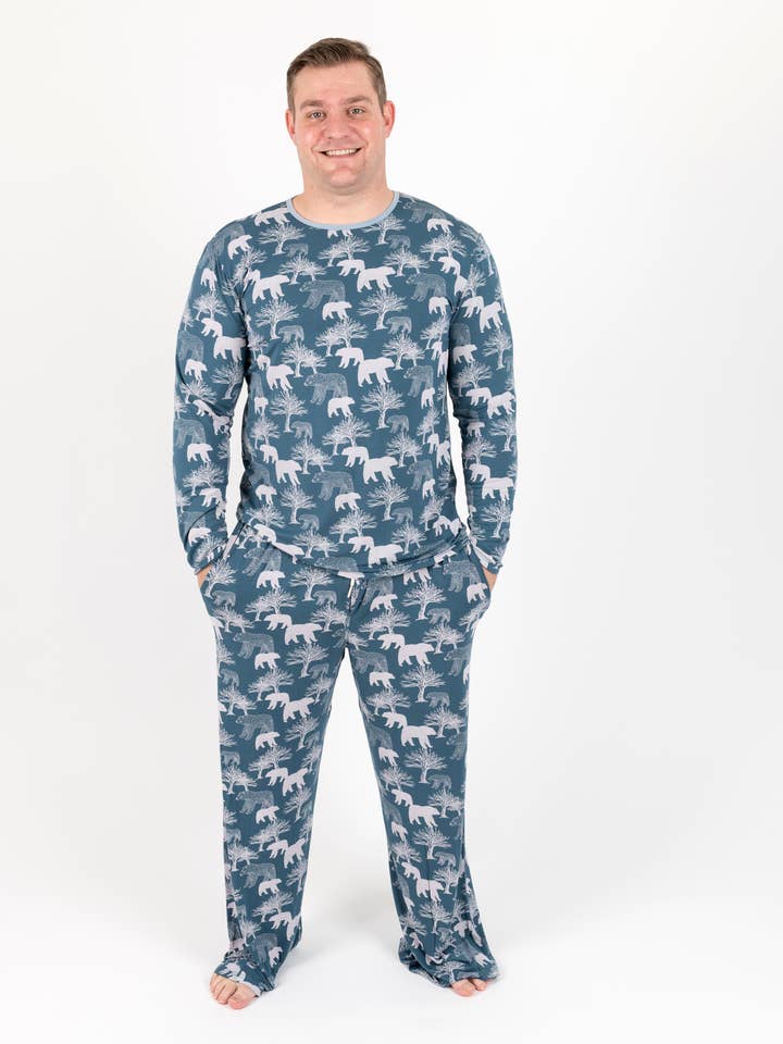 Men's Bamboo Pajamas for wholesale by Leveret Pajamas