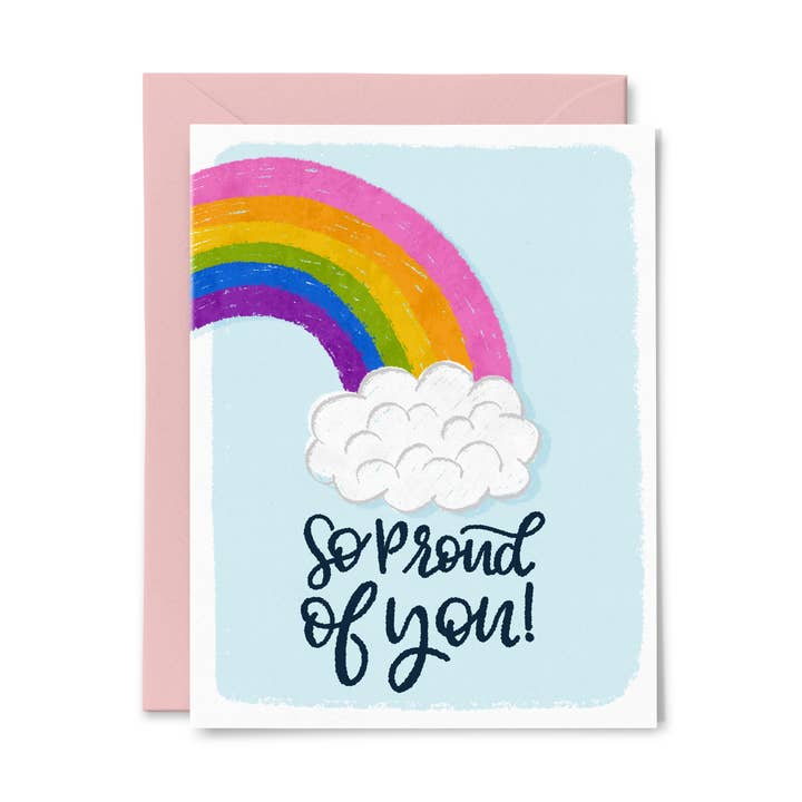 So Proud of You Greeting Card for wholesale by Paper Bunny Press