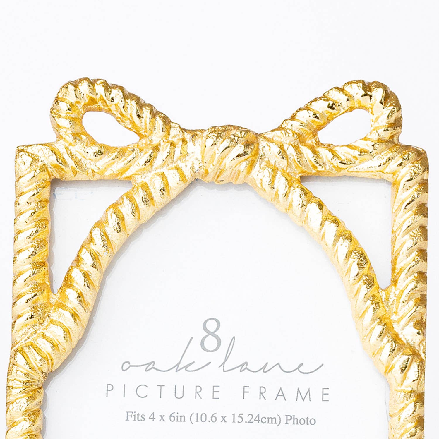 8 Oak Lane - Wholesale Picture Frame - Gold Bow 4x6 Picture Frame3