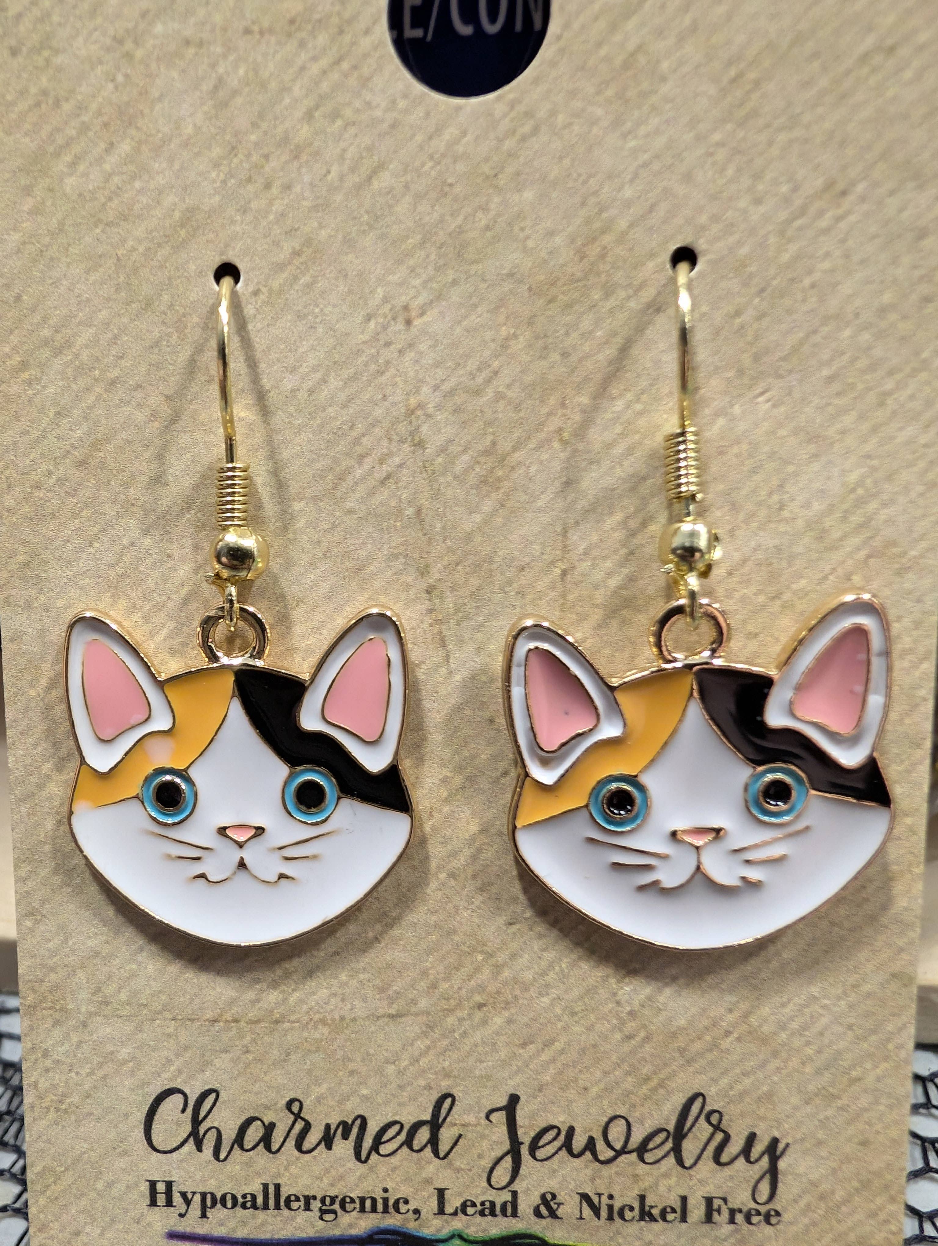 Con-Quest Crafts - Wholesale Dangle Earrings - Cat & Dog Earrings & Necklaces16