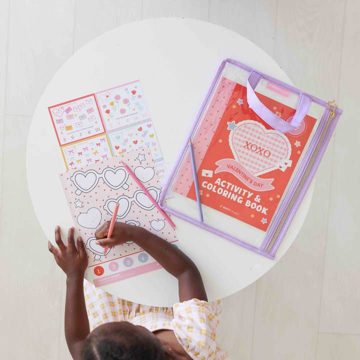 MagicPlaybook – wholesale Målarbok - Barn och baby – Alla hjärtans dag aktivitetsbok - över 20 aktiviteter för barn!