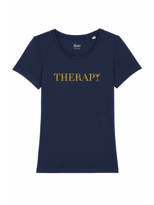 Tshirt Corner - Wholesale Screen Printed T-Shirt - Women's - Women's T-shirt - Therapy - Glitter2