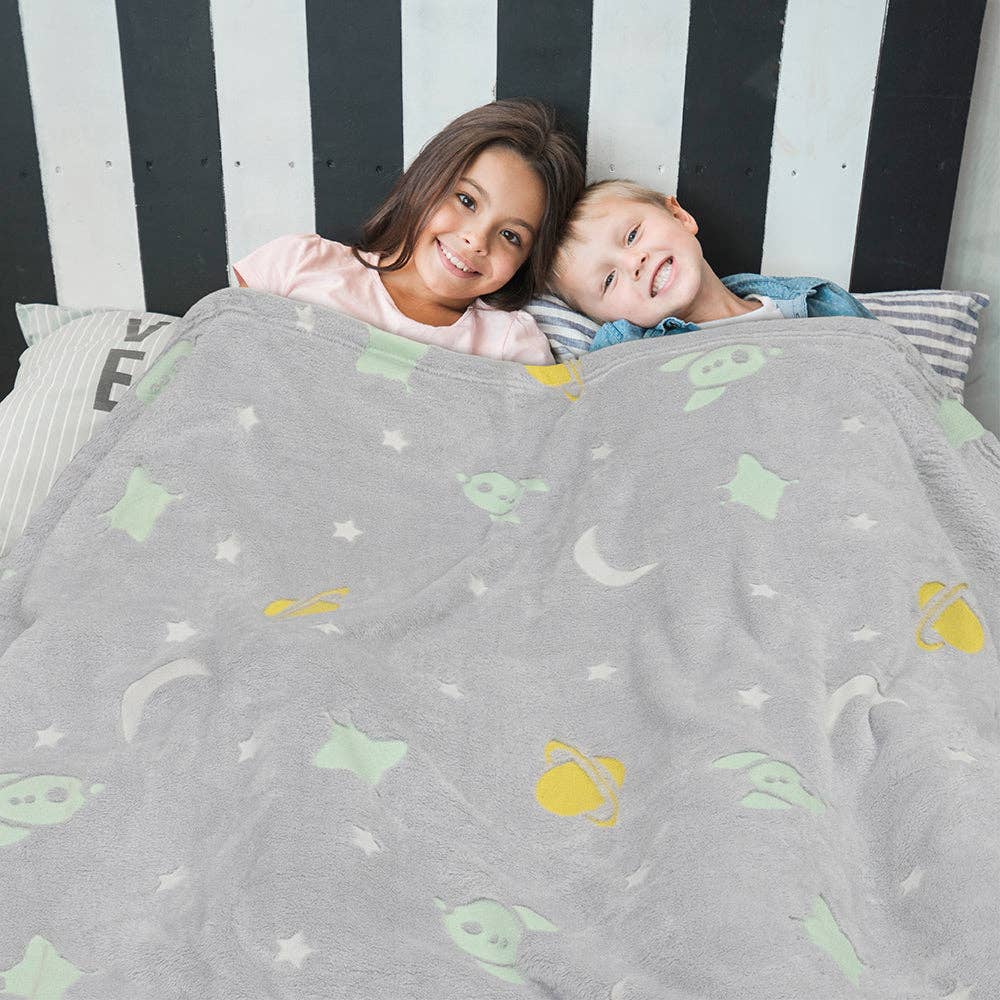 Pavilia – wholesale Throw blanket – Glow In The Dark Fleece Throw Blanket33
