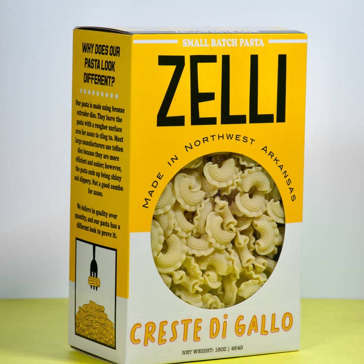 Zelli Pasta - Wholesale Pasta - Creste Di Gallo1