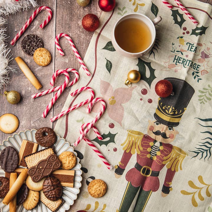 Tea Heritage - Wholesale Tea Towel - The 100% linen Christmas tea towel - TEA HERITAGE1