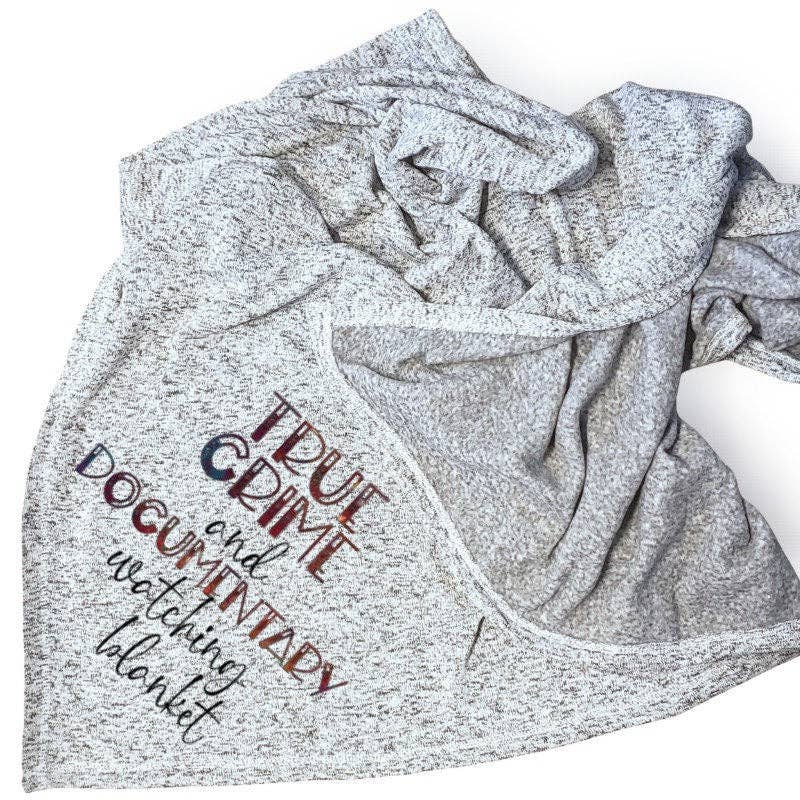 Regina Lynn Design Home Edition – wholesale Throw blanket – True Crime and Documentary Watching Sweater Fleece Blanket3