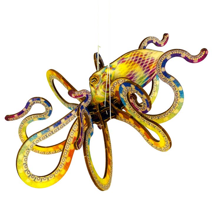 JCR WORK - Wholesale DIY Craft Kit - MOLLUSCA : OCTOPUS RAINBOW3