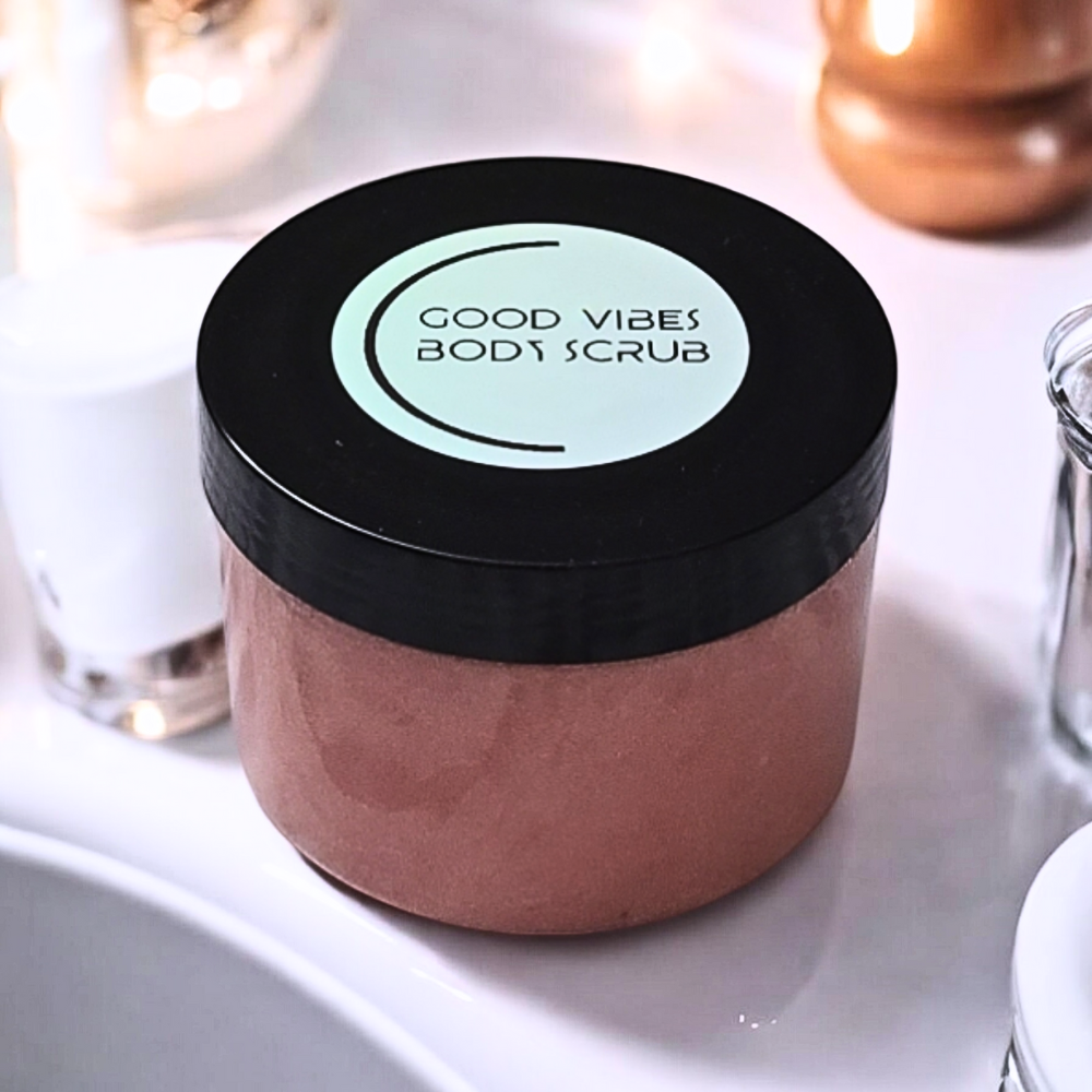 Artisan Aromatherapy & Wellness - Wholesale Body Scrub/Exfoliant - Good Vibes Body Scrub for a Rejuvenating Mood Boost2