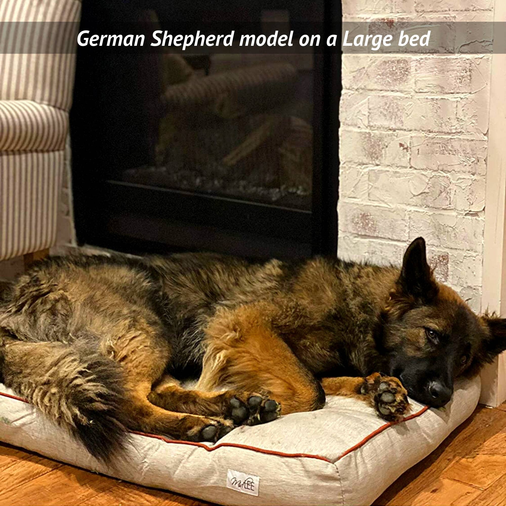 Midlee Designs - Wholesale Pet Bed - Dog - Midlee Grey Tufted Dog Bed9