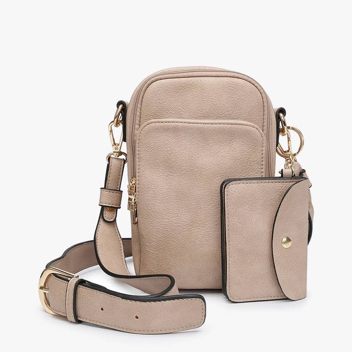 Jen & Co. - Vente Sac à bandoulière – femme - M2080 Sac à bandoulière Parker à 3 compartiments avec pochette19