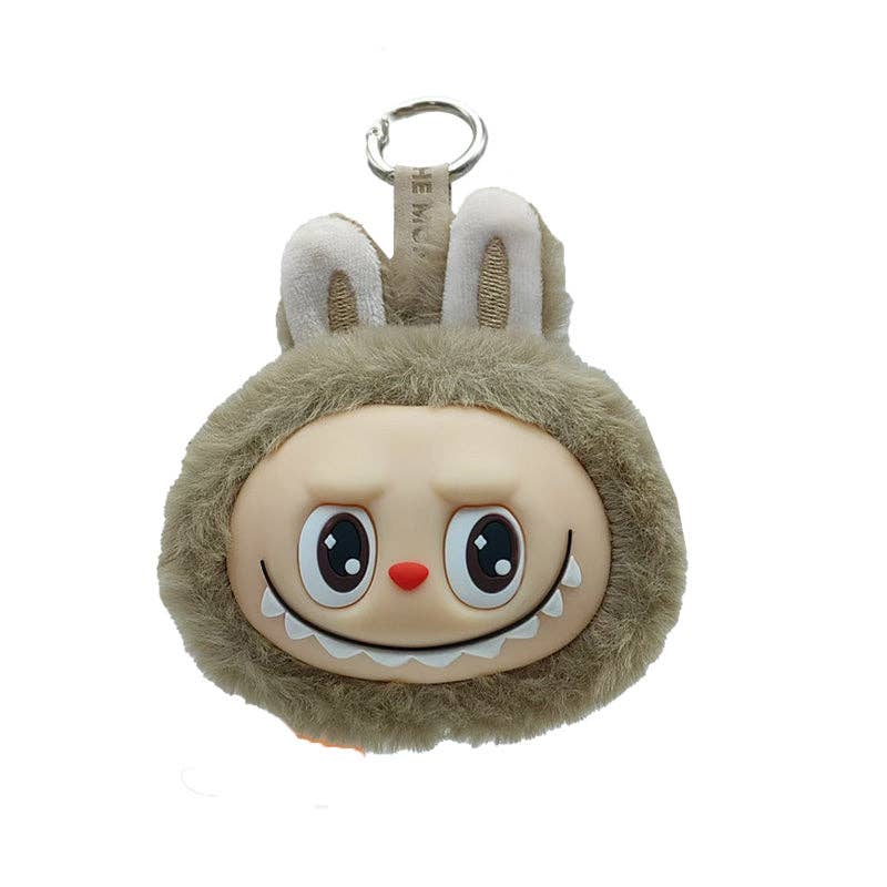 Auraquise - Vente Porte-clés – enfant - Porte-clés en peluche Lalububu Accessoire mignon pour sac ou voiture 4 couleurs1