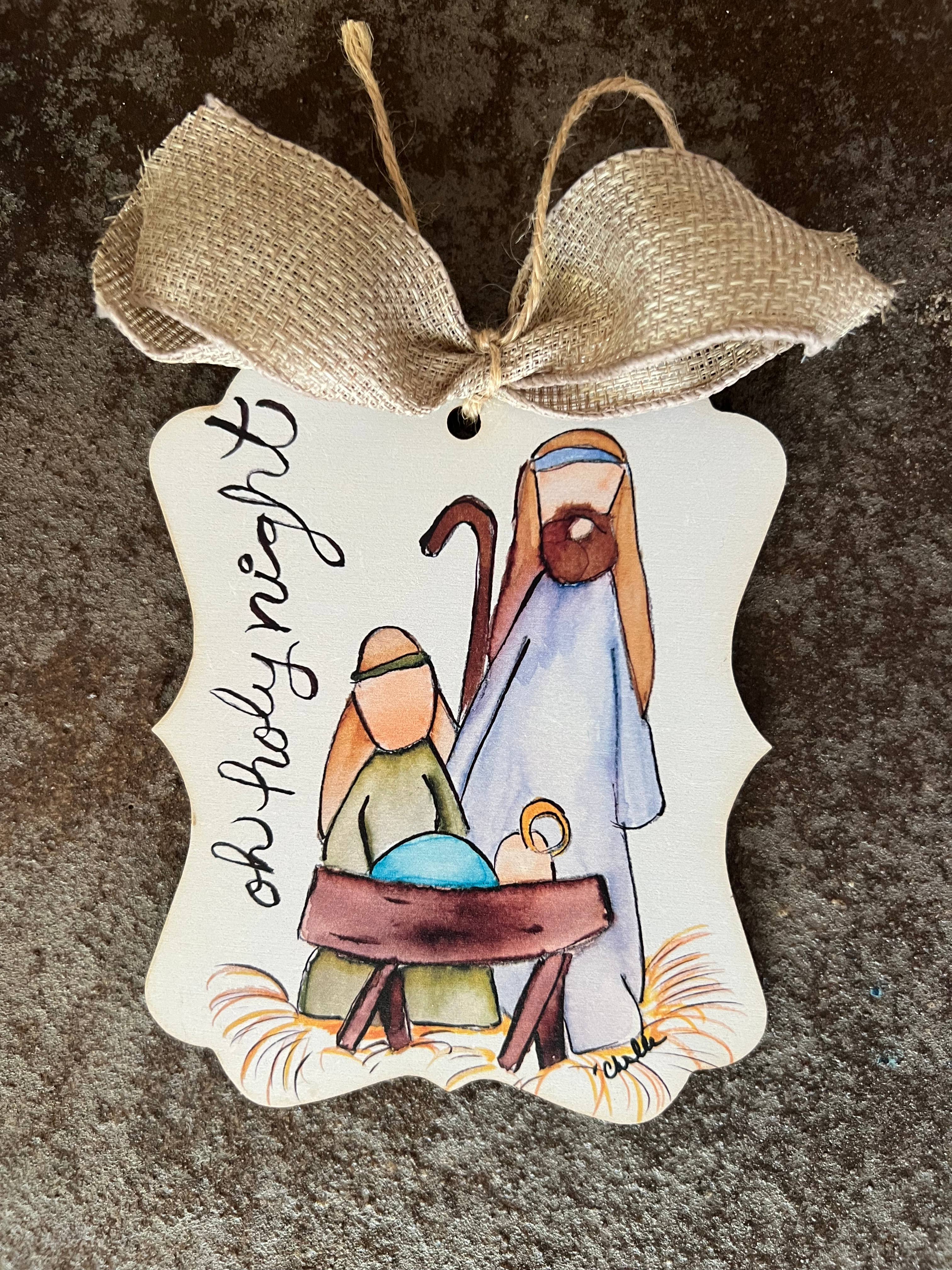 The Happy Butterfly - Wholesale Ornament - Christmas Ornament; Oh Holy Night1