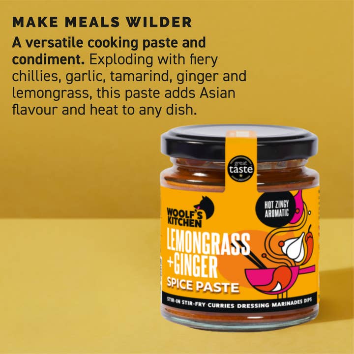 The Woolf's Kitchen – wholesale Marinade – LEMONGRASS + GINGER SPICE PASTE2