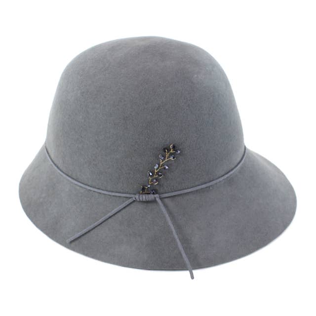 Pretty Persuasions - Wholesale Cloche Hat - Women's - H22060 Clarissa Cloche Wool Hat