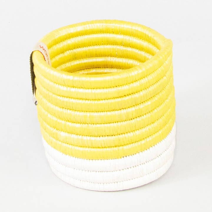 WomenCraft - Wholesale Basket - Katakuru Storage Basket & Planter | Colour Block Design | UY0