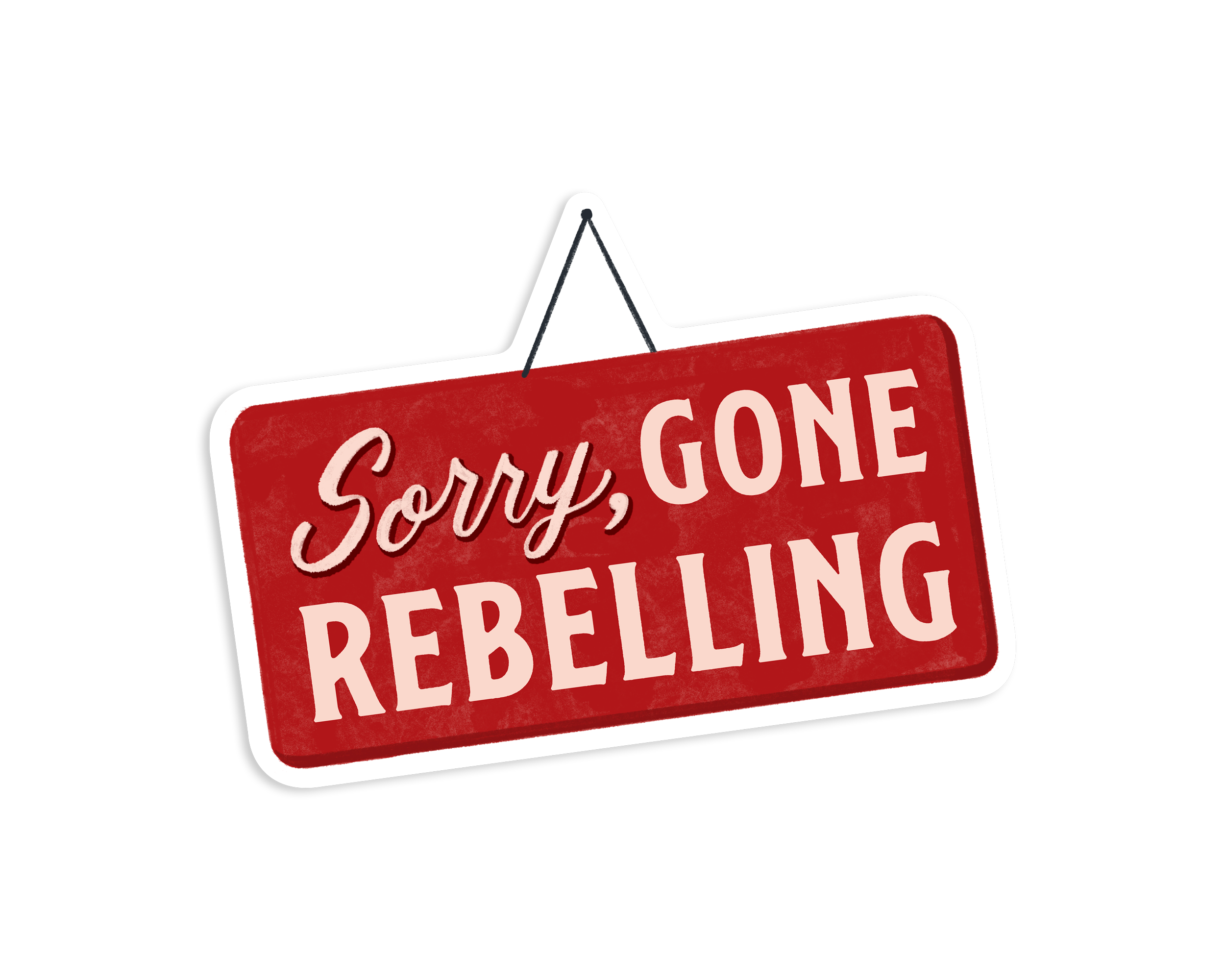 Day One Paper Co. - Wholesale Sticker - Gone Rebelling - Vinyl Sticker0