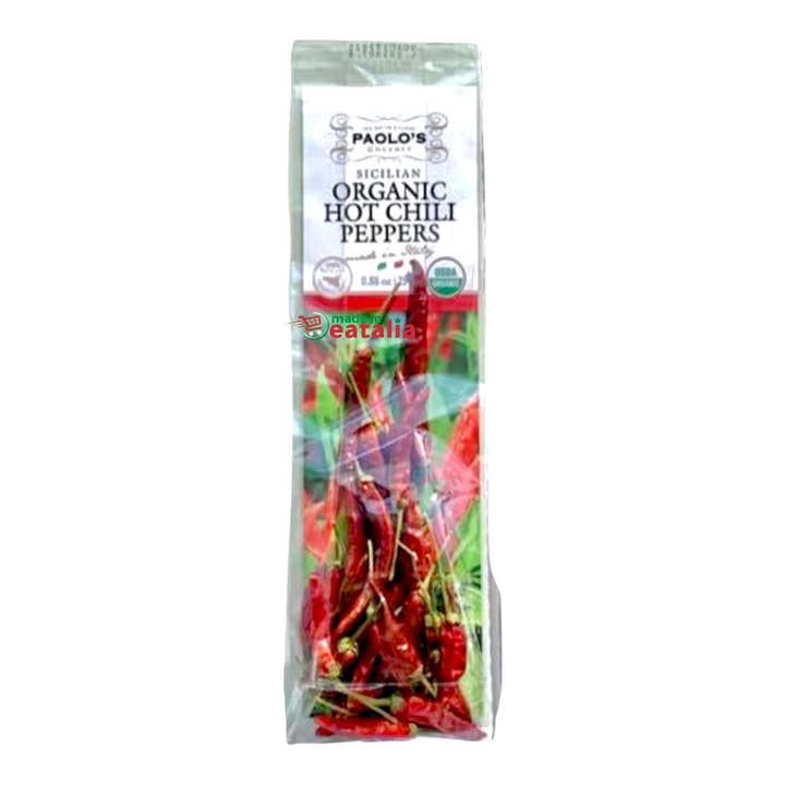 Sicilian Organic Hot Chili Peppers for wholesale by Made in eatalia