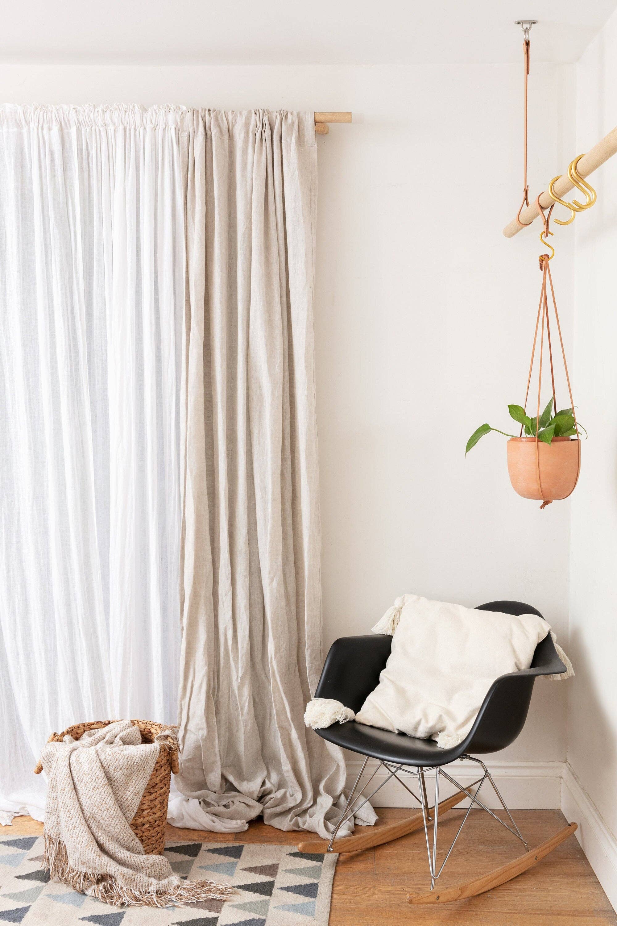 Roar Studio - Wholesale Curtain Rod - Curtain Pole 0-720cm / 0-283.5" (Oak, Walnut, Beech, Black,8