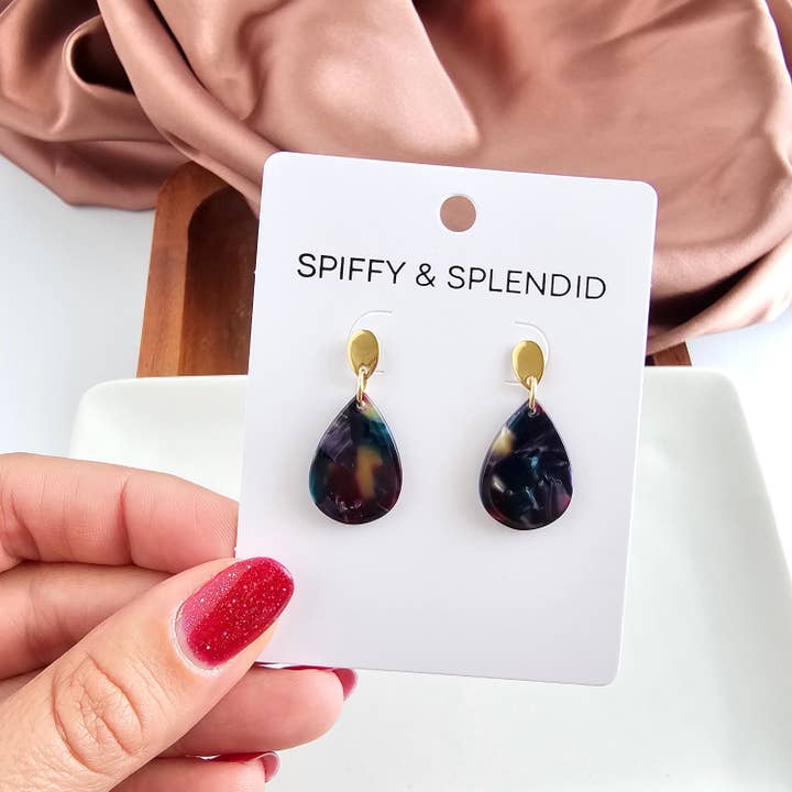Spiffy & Splendid - Wholesale Dangle Earrings - Leah Earrings - Jeweled Twilight // Jewelry, Fall7