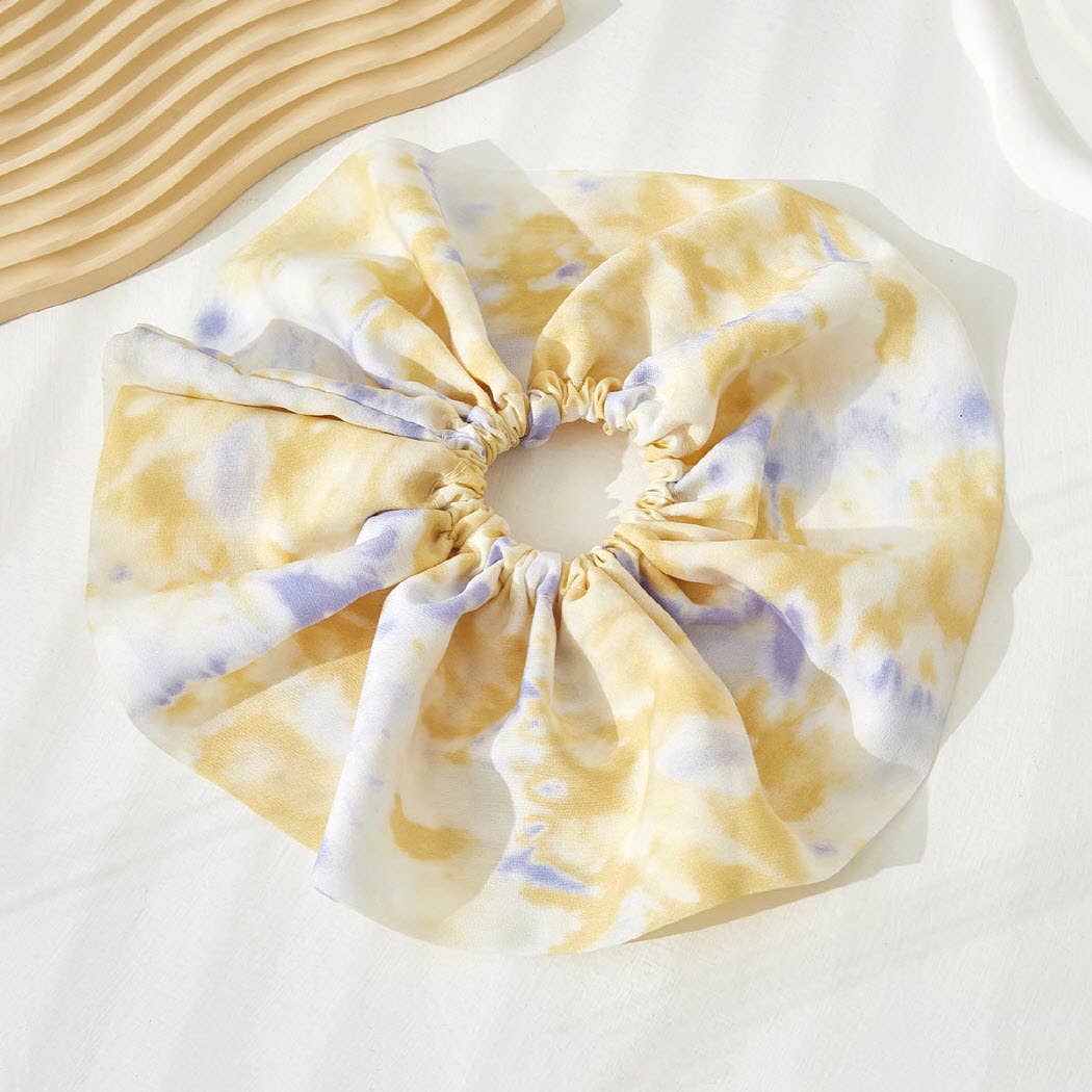 Fashion City - Wholesale Scrunchie - Women's - Tie-Dye Silky Hair Scrunchie5