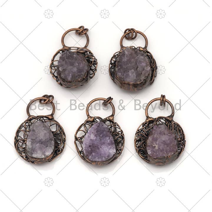 New!!! Natural Amethsyst Pendant, Sku#YT05 for wholesale by BestBeads&Beyond