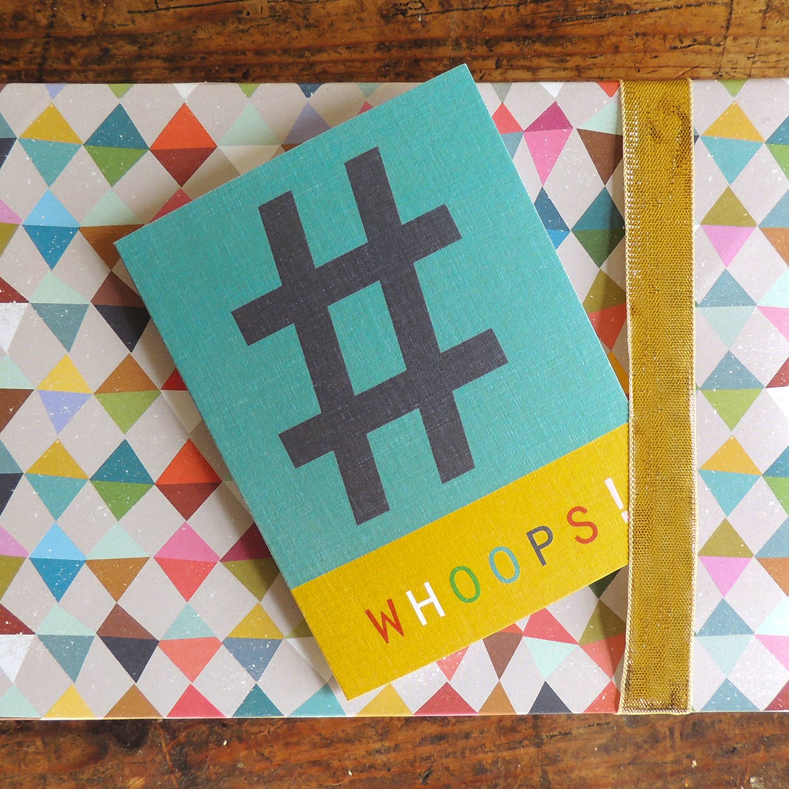 Kali Stileman Publishing – wholesale Everyday greeting card – STW13 Mini Hashtag Whoops Card1