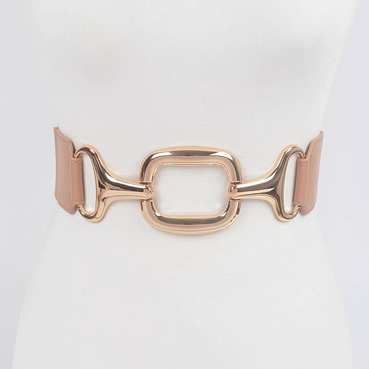3AM BY H&D ACCESSORIES - Wholesale Belt - Women's - Metal Buckle Stretch Waist Belt