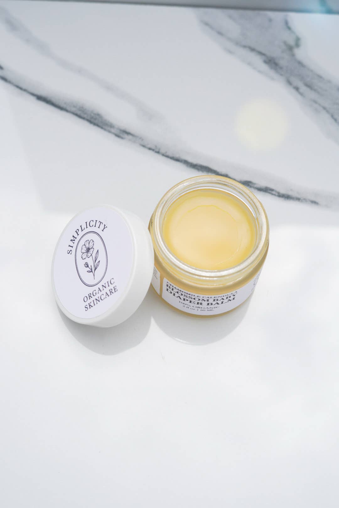 Simplicity Organic Skincare – wholesale Nappy cream – Chamomile Calendula Blossom Baby Diaper Balm1