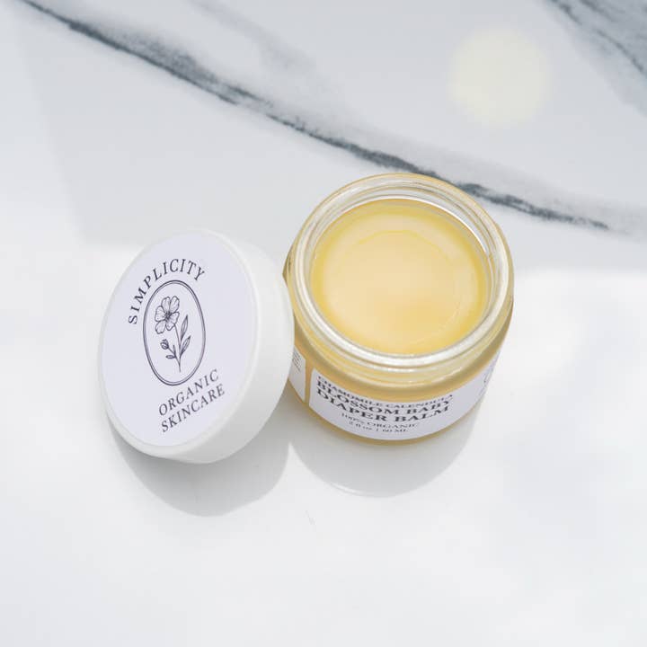 Simplicity Organic Skincare - Wholesale Diaper Cream - Chamomile Calendula Blossom Baby Diaper Balm1