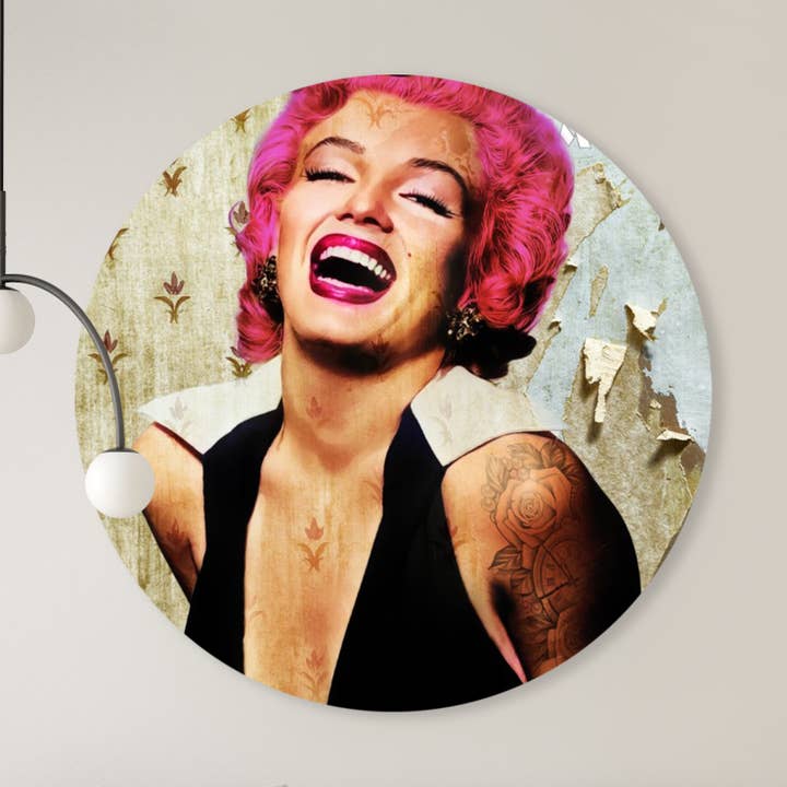 Wall Circle - Marylin Monroe Vogue - Premium Dibond Quality voor wholesale door Sferico