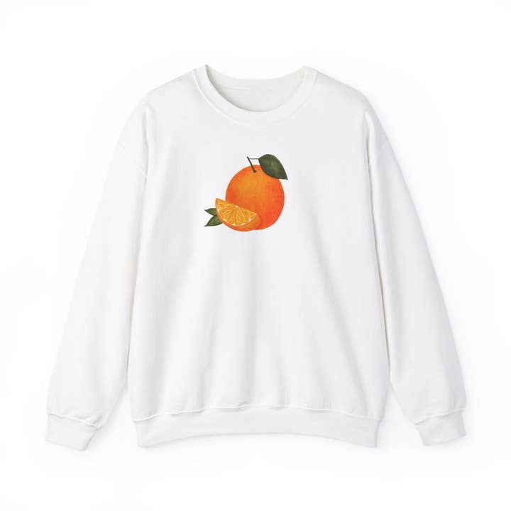 Oranges Sweatshirt für den Großhandel von Anna B Paints
