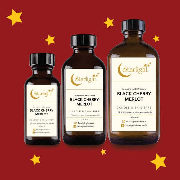 Starlight Wholesale LLC. – Engroshandel Duftolie – Black Cherry Merlot- Sammenlignet med BBW1