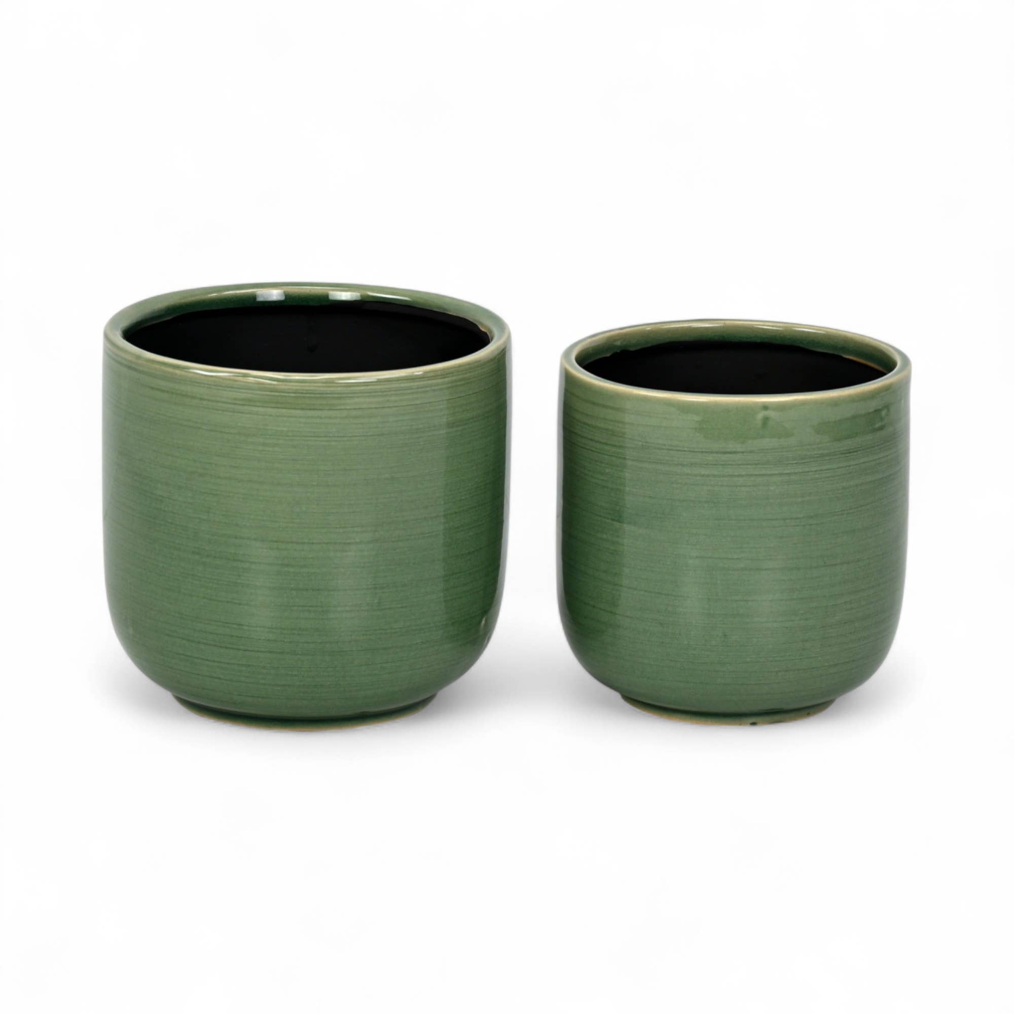 Cheungs Home Decor - Wholesale Plant Pot - Set of 2 Classic Ceramic Plant Pots0